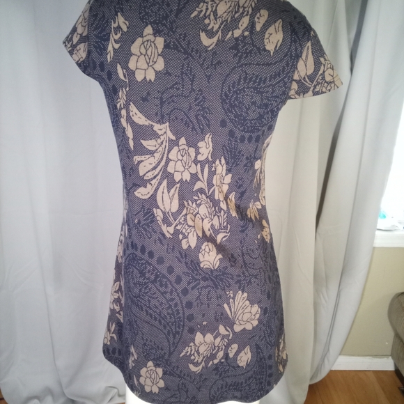 Papillon Blanc Black and Brown Patterned Dress - Picture 3 of 3